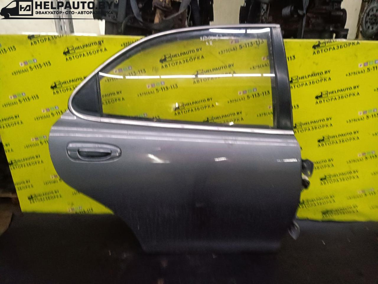 дверь задняя правая Mazda Xedos 6 1 поколение 1995, 2.0 л., бензин, МКПП, серый, седан, передний привод - фото №1