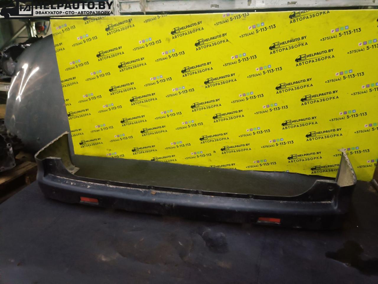бампер задний Nissan NV200 1 поколение 2010, 1.5 л., K9K 276, дизель, МКПП, берюзовый, минивэн, передний привод - фото №1