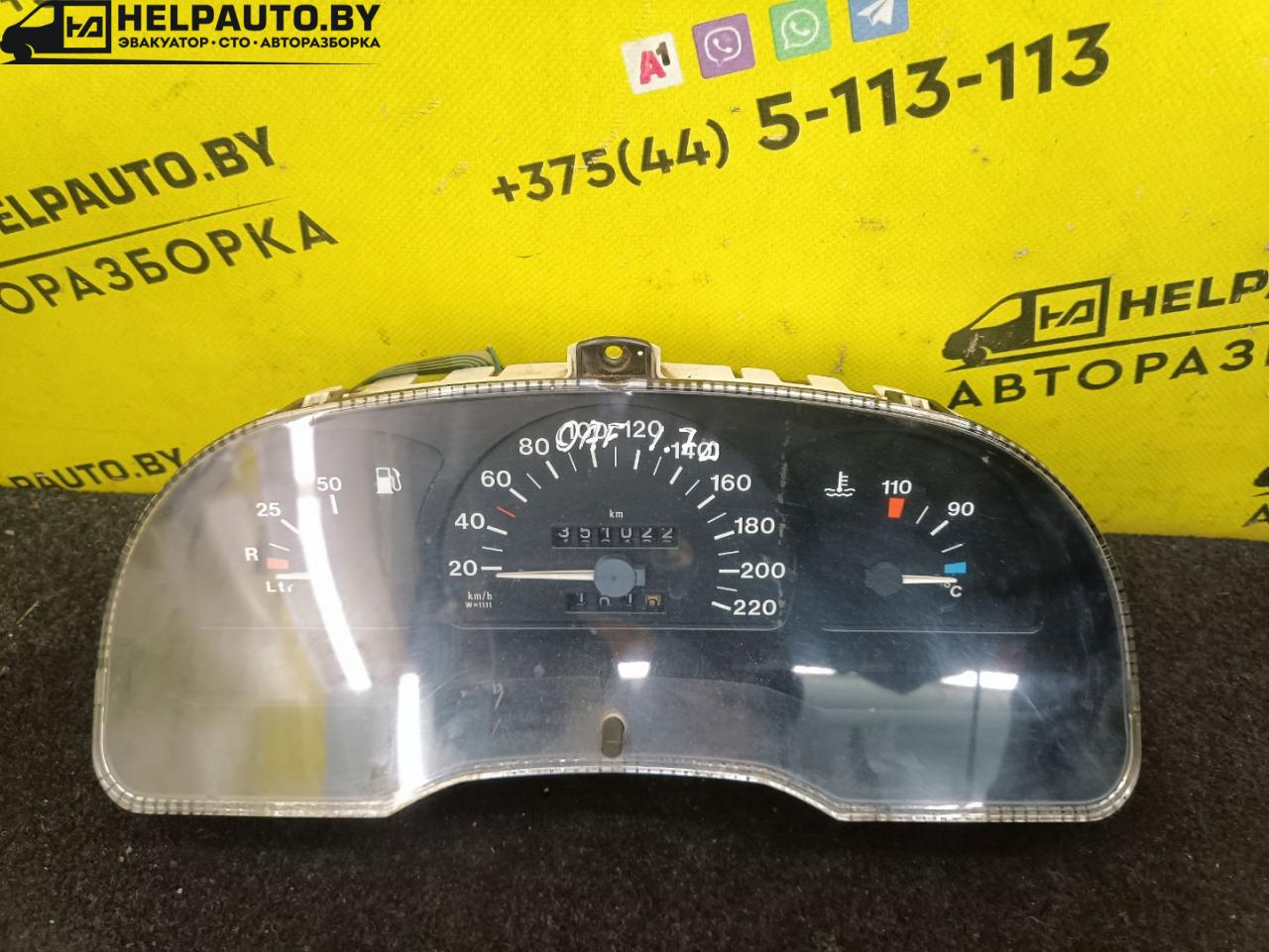 щиток приборов (приборная панель) Opel Astra F 1994, 1.7 л., X 17 D (4EE1), дизель, МКПП, красный, хетчбэк 5 дв., передний привод - фото №1
