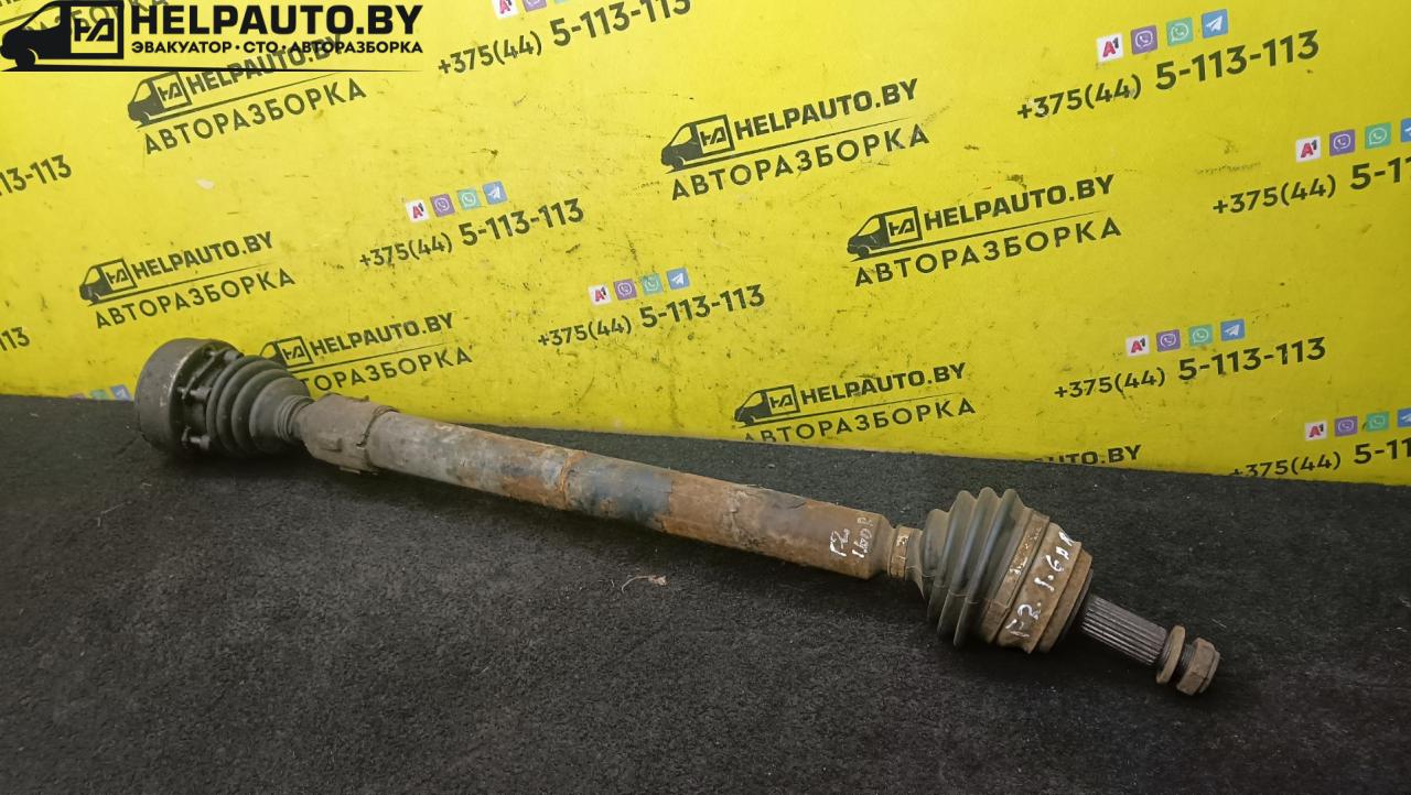полуось передняя правая (приводной вал, ШРУС) Volkswagen Golf 2 поколение 1990, 1.6 л., дизель, МКПП, красный, хетчбэк 5 дв., передний привод - фото №1
