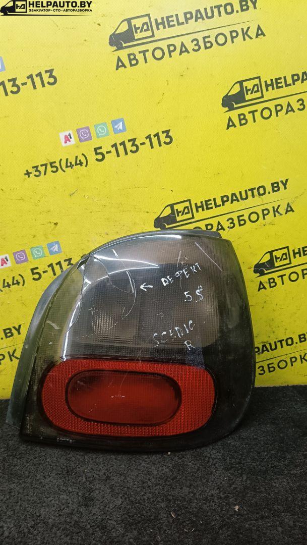 фонарь задний правый Renault Scenic 1 поколение 1998, 1.9 л., дизель, 5МКПП, голубой, минивэн, передний привод - фото №1