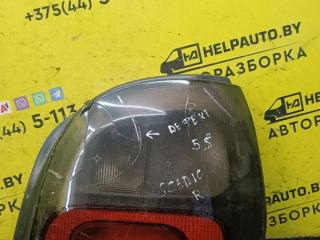 фонарь задний правый Renault Scenic 1 поколение 1998, 1.9 л., дизель, 5МКПП, голубой, минивэн, передний привод