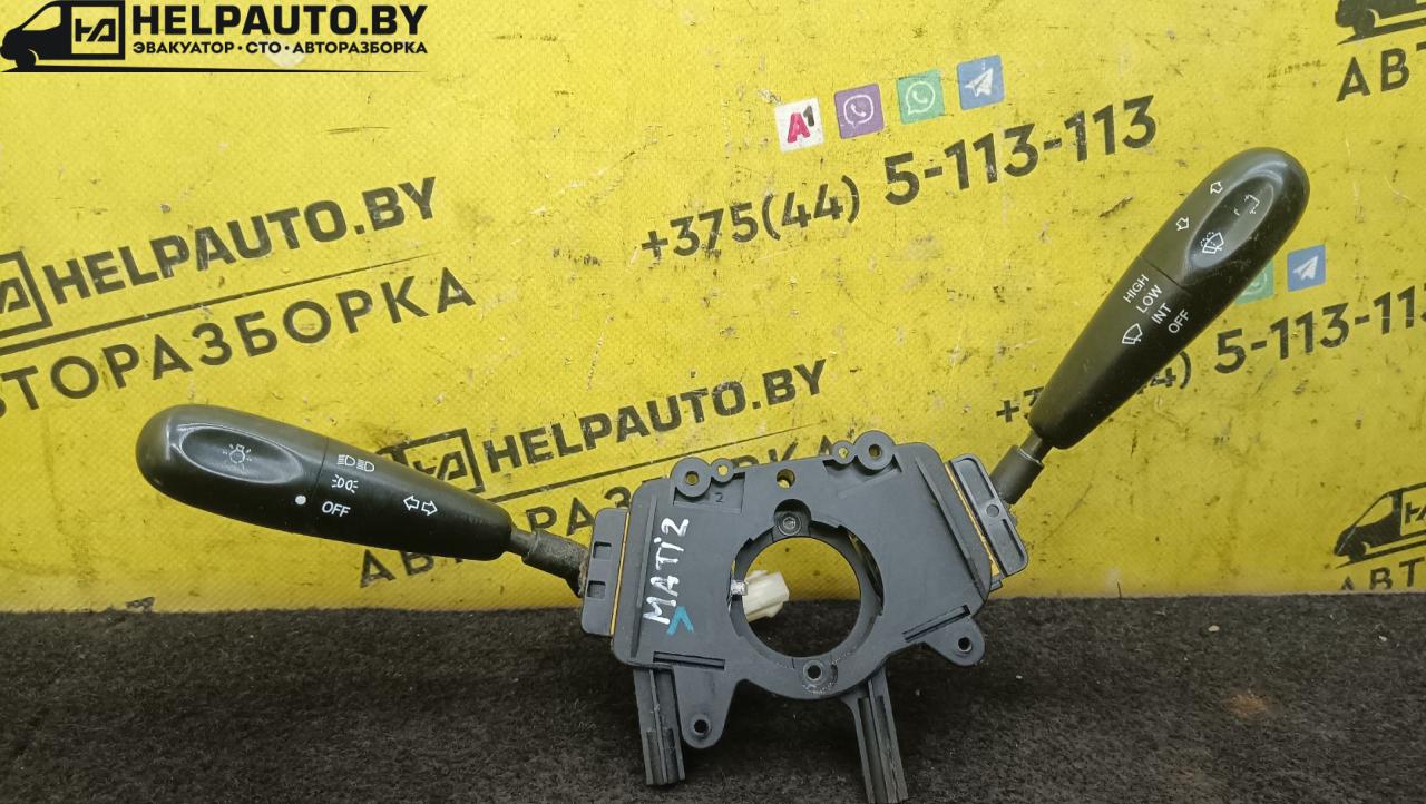 переключатель подрулевой (стрекоза) Daewoo Matiz M100 1999, 0.8 л., бензин, МКПП, серебристый, хетчбэк 5 дв., передний привод - фото №1