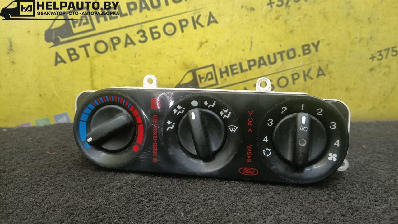 блок управления печки / климат-контроля Ford Mondeo 1 поколение 1996, 1.8 л., дизель, МКПП, синий, универсал, передний привод - фото №1