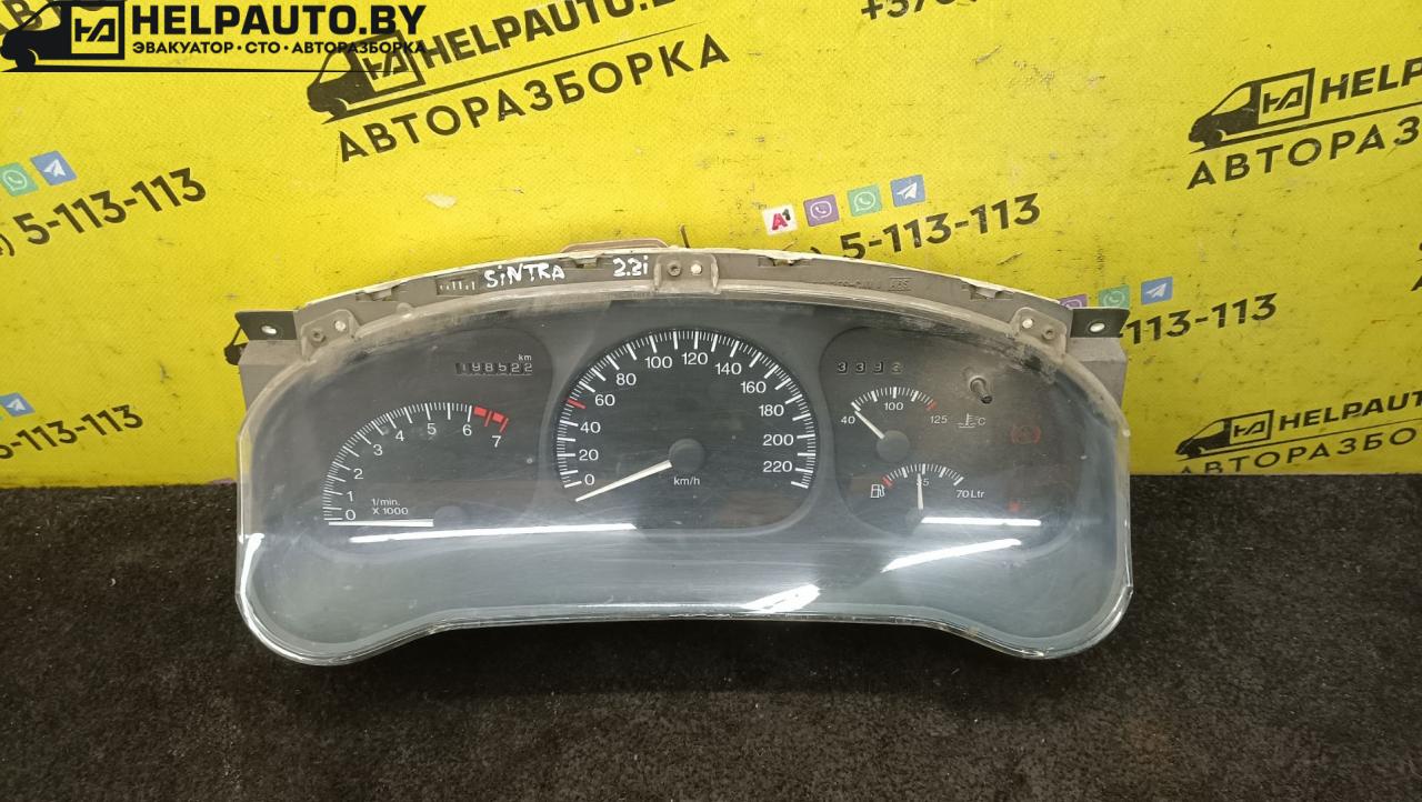 щиток приборов (приборная панель) Opel Sintra 1 поколение 1999, 2.2 л., X 22 XE, бензин, 5МКПП, зеленый, минивэн - фото №1
