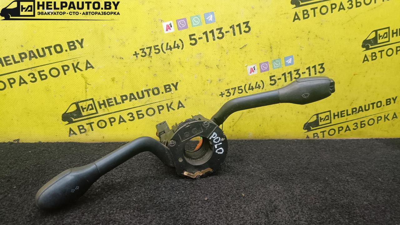 переключатель подрулевой (стрекоза) Volkswagen Polo 3 поколение 1999, 1.0 л., ALL, бензин, 5МКПП, зеленый, хетчбэк 3 дв., передний привод - фото №1