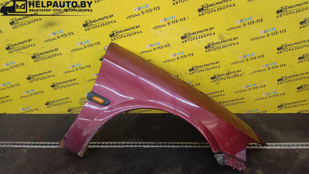 крыло переднее правое Opel Vectra B 1997, 1.6 л., X 16 XEL, бензин, МКПП, красный, седан, передний привод - фото №1