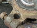 ступица передняя правая Opel Vectra B 1997, 1.6 л., X 16 XEL, бензин, МКПП, красный, седан, передний привод - фото №5