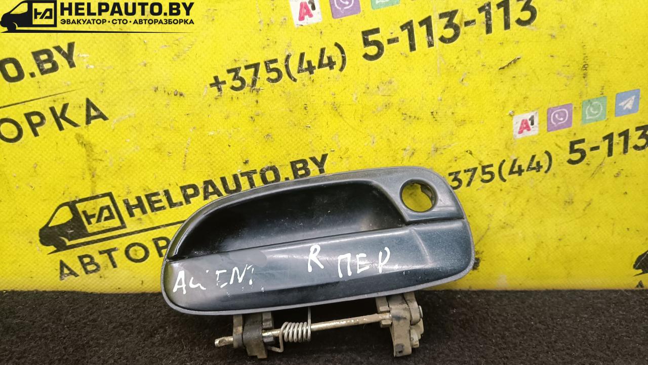 ручка наружная Hyundai Accent 3 поколение (MC) 2009, 1.5 л., бензин, 5МКПП, синий, седан - фото №1