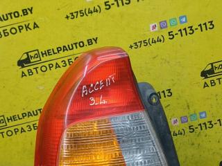 фонарь задний левый Hyundai Accent 3 поколение (MC) 2009, 1.5 л., бензин, 5МКПП, синий, седан