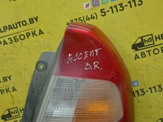 фонарь задний правый Hyundai Accent 3 поколение (MC) 2009, 1.5 л., бензин, 5МКПП, синий, седан