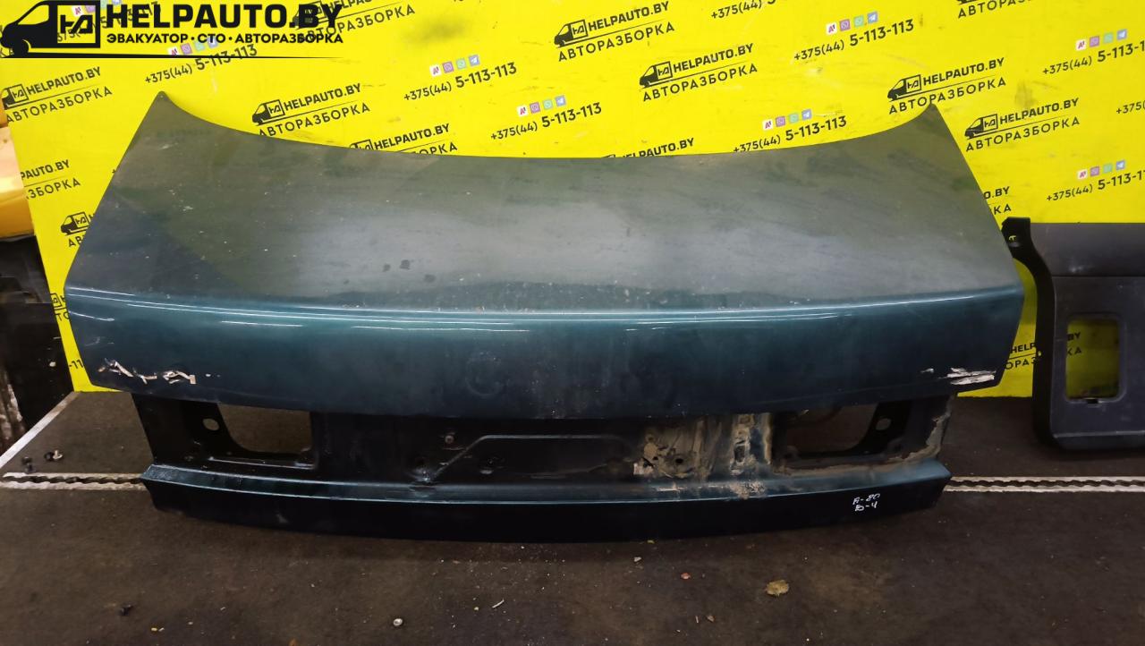крышка багажника (дверь 3-5) Audi 80 8C/B4 1994, 2.0 л., бензин, МКПП, зеленый, седан, передний привод - фото №1