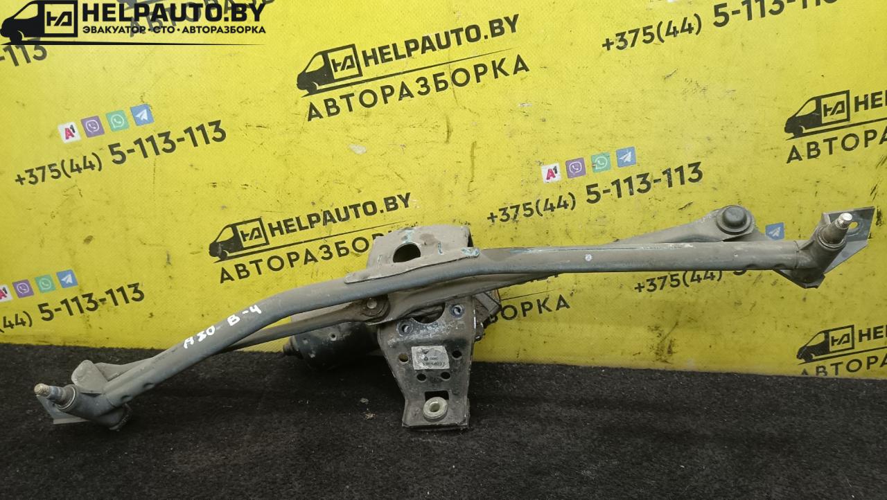 механизм стеклоочистителя (трапеция дворников) Audi 80 8C/B4 1994, 2.0 л., бензин, МКПП, зеленый, седан, передний привод - фото №1