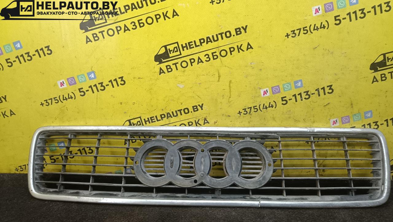 решетка радиатора Audi 80 8C/B4 1994, 2.0 л., бензин, МКПП, зеленый, седан, передний привод - фото №1