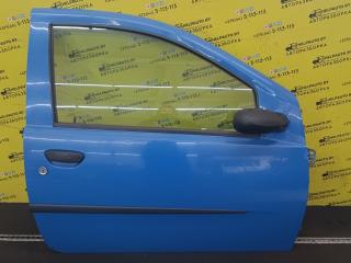 дверь передняя правая Fiat Punto 2 поколение 2001, 1.2 л., 188 A4.000, бензин, МКПП, синий, хетчбэк 3 дв., передний привод