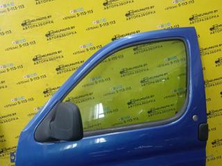 стекло двери передней левой Citroen Berlingo 1 поколение (M49) 2002, 1.9 л., WJY (DW8B), дизель, 5МКПП, синий, фургон, передний привод