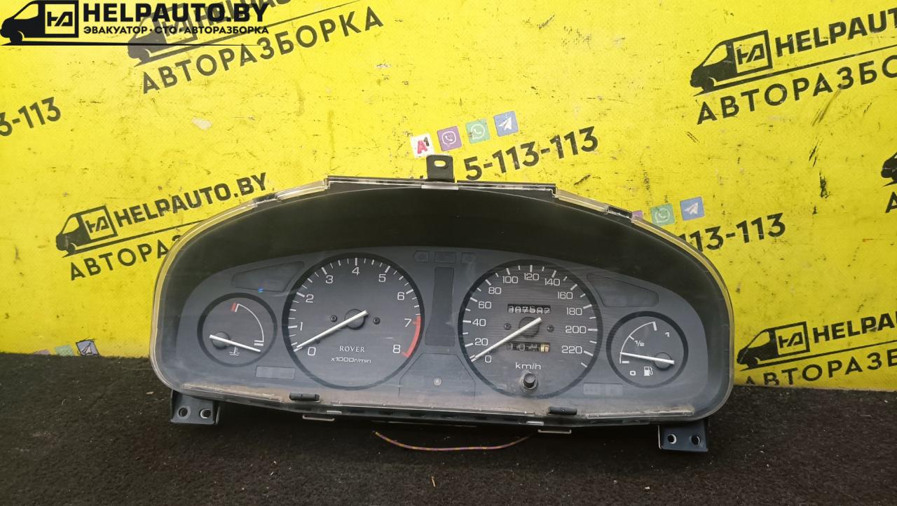 щиток приборов (приборная панель) Rover 400 Series 2 поколение 1996, 1.6 л., 16 K4F, бензин, МКПП, серебристый, седан, передний привод - фото №1