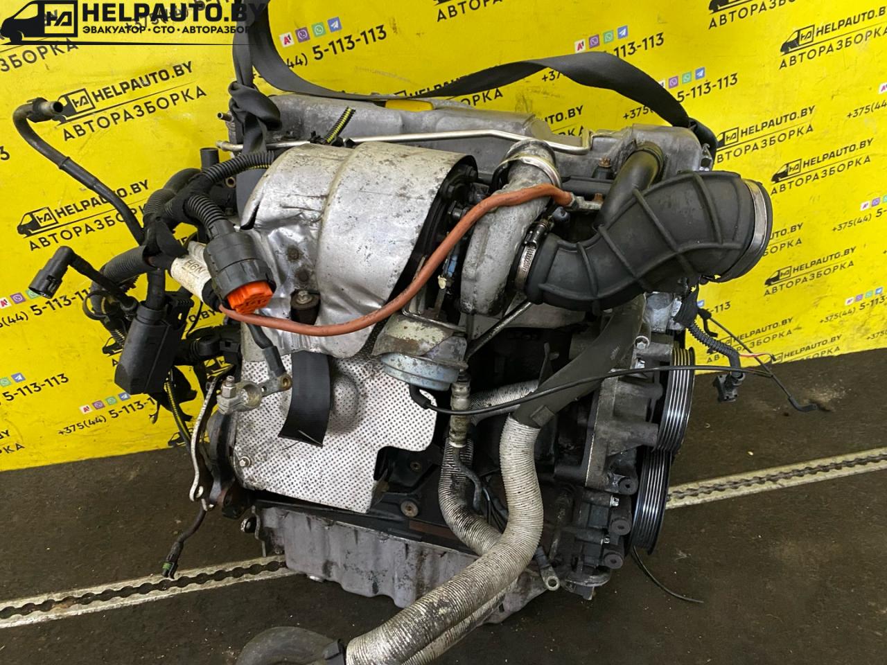 патрубок турбины Opel Zafira 1 поколение (A) 2002, 2.2 л., дизель, МКПП, синий, минивэн, передний привод - фото №1