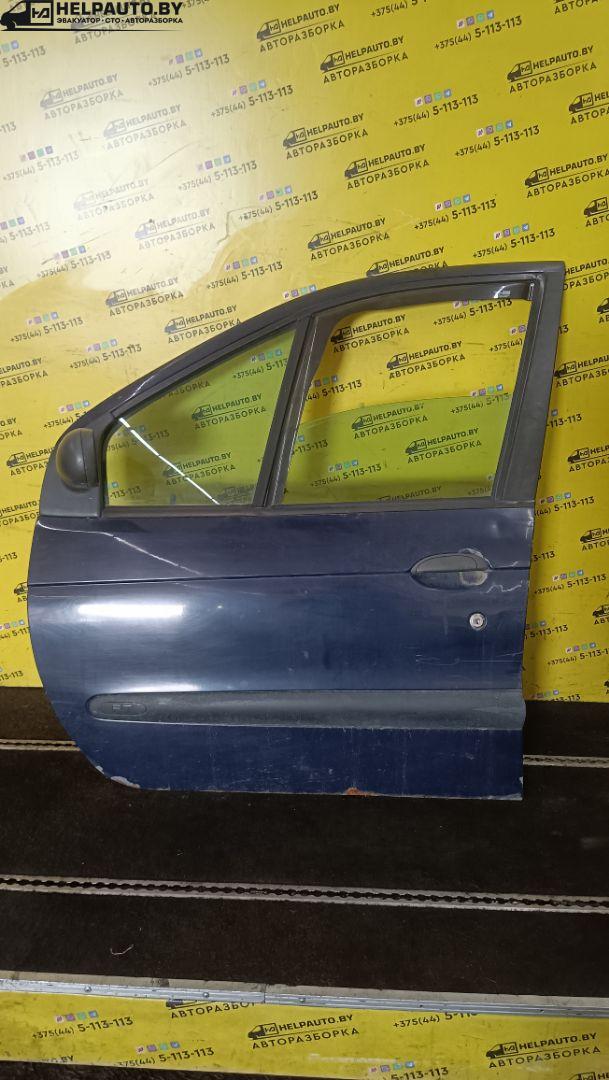 форточка передняя левая Renault Scenic 1 поколение 1998, 1.6 л., K7M 702, бензин, 5МКПП, серый, передний привод - фото №1
