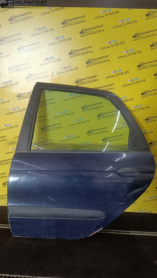 молдинг двери задней левой Renault Scenic 1 поколение 1998, 1.6 л., K7M 702, бензин, 5МКПП, серый, передний привод - фото №1