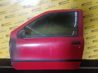 замок двери передней левой Fiat Punto 1 поколение 1997, 1.2 л., бензин, МКПП, красный, хетчбэк 3 дв., передний привод