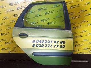 стекло двери задней правой Renault Scenic 1 поколение [рестайлинг] 2000, 1.6 л., бензин, МКПП, зеленый, минивэн, передний привод
