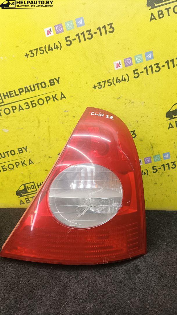 фонарь задний правый Renault Clio 2 поколение 1998, 1.2 л., бензин, золотистый, хетчбэк 3 дв., передний привод - фото №1