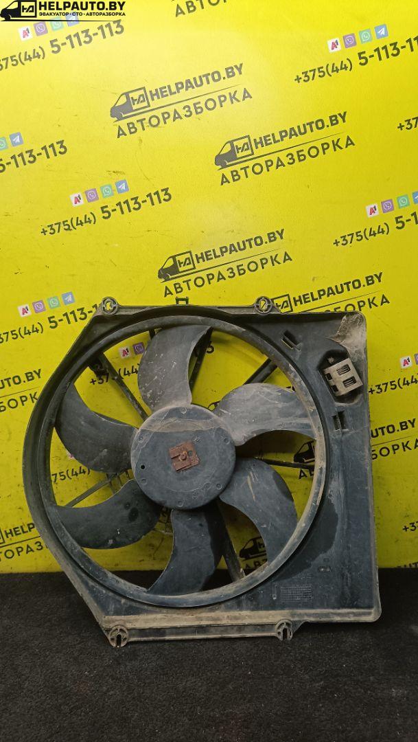 вентилятор радиатора Renault Clio 2 поколение 1998, 1.2 л., бензин, золотистый, хетчбэк 3 дв., передний привод - фото №1