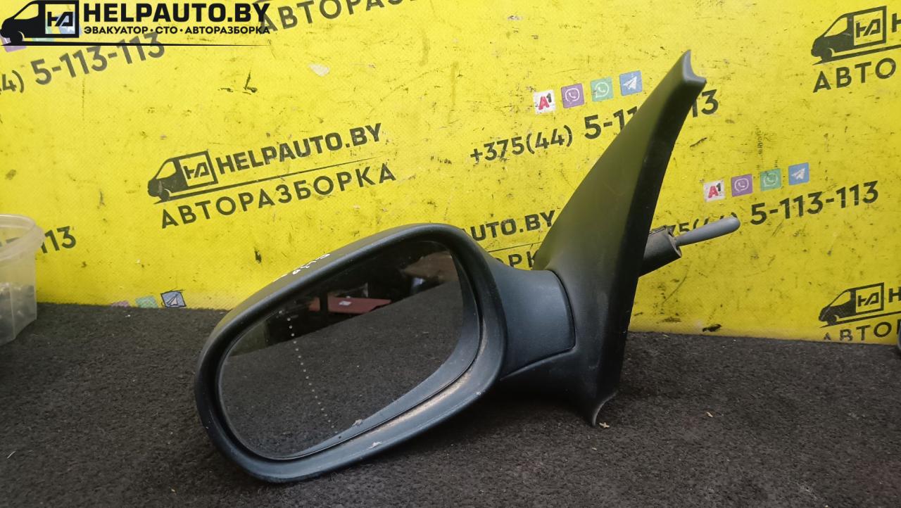 зеркало наружное левое Renault Clio 2 поколение 1998, 1.2 л., бензин, золотистый, хетчбэк 3 дв., передний привод - фото №1