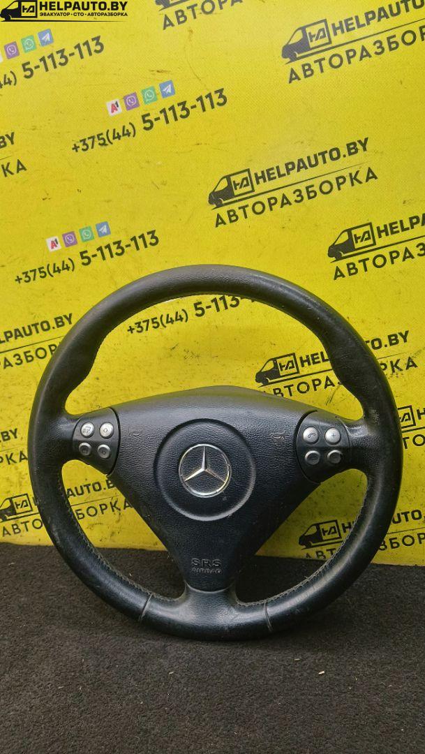 руль Mercedes-Benz C-Класс W203/S203/CL203 2000, 1.8 л., бензин, МКПП, белый, седан, задний привод - фото №1