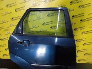 дверь задняя правая Ford Focus 1 поколение 2001, 1.8 л., дизель, МКПП, синий, универсал, передний привод