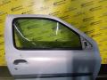 дверь передняя правая Renault Clio 2 поколение 2000, 1.4 л., бензин, МКПП, серебро, хетчбэк 3 дв., передний привод - фото №4