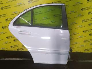 дверь задняя правая Mercedes-Benz C-Класс W203/S203/CL203 2000, 1.8 л., бензин, МКПП, белый, седан, задний привод