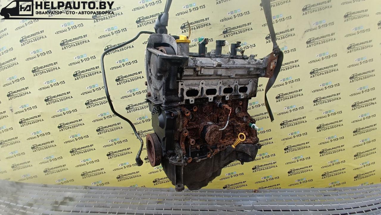 двигатель Renault Clio 2 поколение 2000, 1.4 л., бензин, МКПП, серебро, хетчбэк 3 дв., передний привод, K4J - фото №1