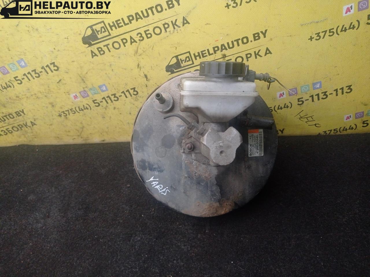 цилиндр тормозной главный Toyota Yaris P1 2001, 1.0 л., 1SZ-FE, бензин, МКПП, серебро, хетчбэк 5 дв., передний привод - фото №1