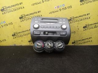 блок управления печки / климат-контроля Honda Jazz 1 поколение 2002, 1.3 л., L13B, бензин, МКПП, голубой, хетчбэк 5 дв., передний привод