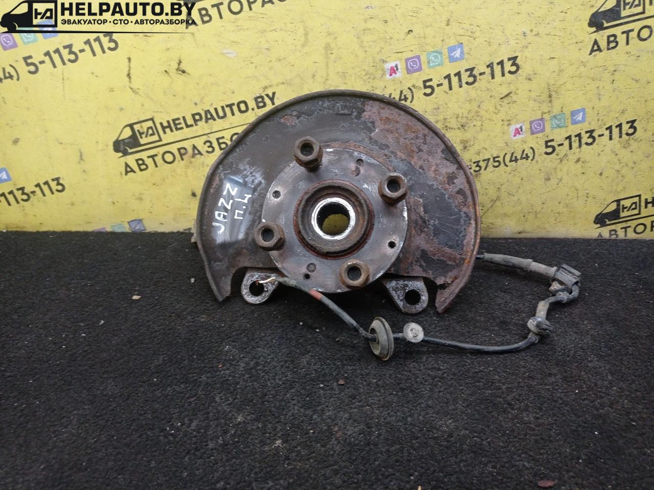 ступица передняя левая Honda Jazz 1 поколение 2002, 1.3 л., L13B, бензин, МКПП, голубой, хетчбэк 5 дв., передний привод - фото №1