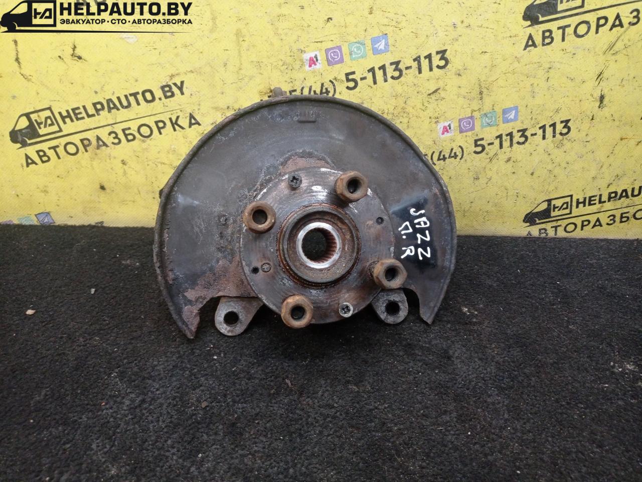 ступица передняя правая Honda Jazz 1 поколение 2002, 1.3 л., L13B, бензин, МКПП, голубой, хетчбэк 5 дв., передний привод - фото №1