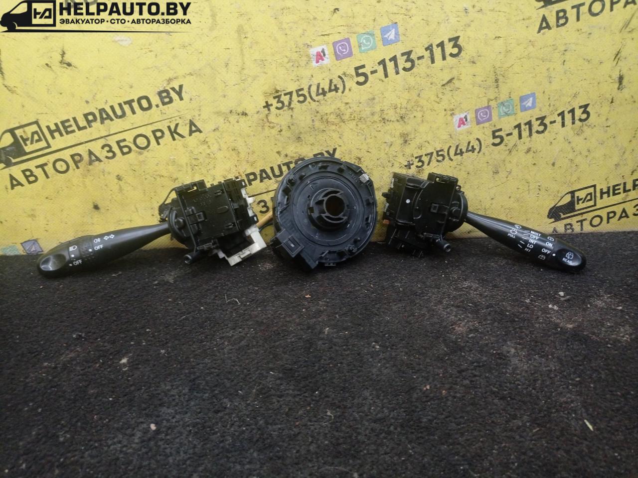 переключатель подрулевой (стрекоза) Toyota Yaris P1 2001, 1.0 л., 1SZ-FE, бензин, МКПП, серебро, хетчбэк 5 дв., передний привод - фото №1