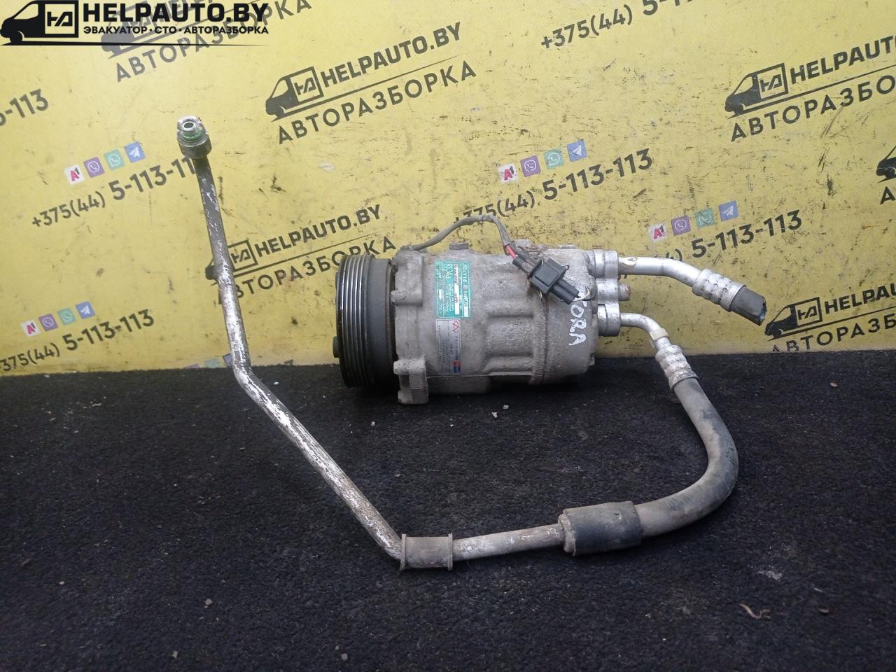 компрессор кондиционера Chery Fora 1 поколение 2009, 2.0 л., SQR484F, бензин, 5МКПП, черный, передний привод - фото №1