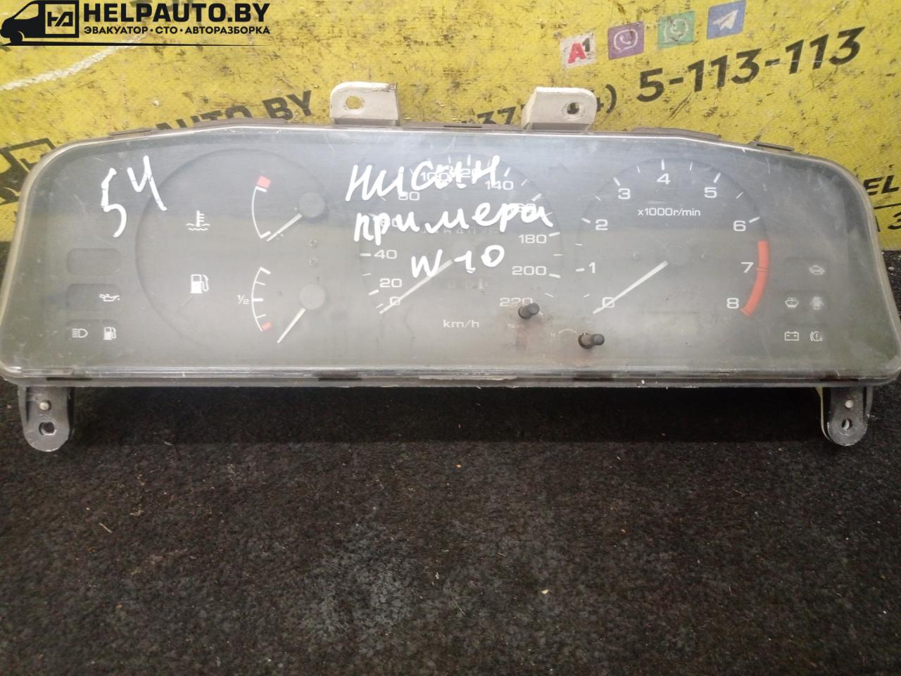 щиток приборов (приборная панель) Nissan Primera P10 1996, 1.6 л., GA16DE, бензин, МКПП, универсал - фото №1