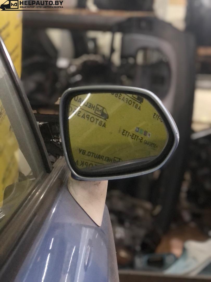 дверь передняя правая Honda Jazz 1 поколение 2002, 1.3 л., L13B, бензин, МКПП, голубой, хетчбэк 5 дв., передний привод - фото №1