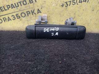 ручка наружная задняя правая Mazda Demio 1 поколение [рестайлинг] 2001, 1.3 л., B3, бензин, МКПП, синий, хетчбэк 5 дв., передний привод