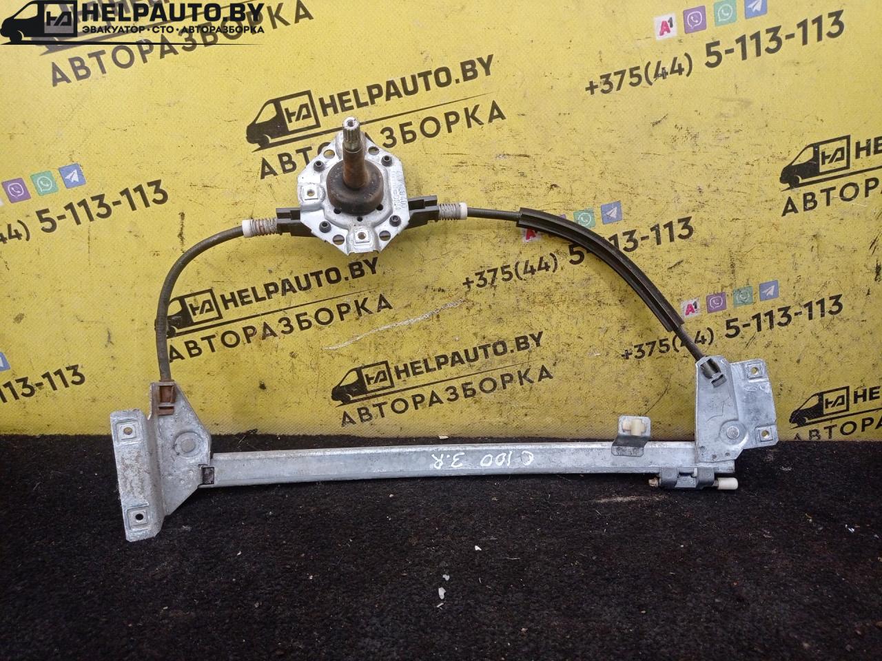 стеклоподъемник задний правый Audi 100 С3 1985, 1.8 л., бензин, 5МКПП, серый, седан, передний привод - фото №1