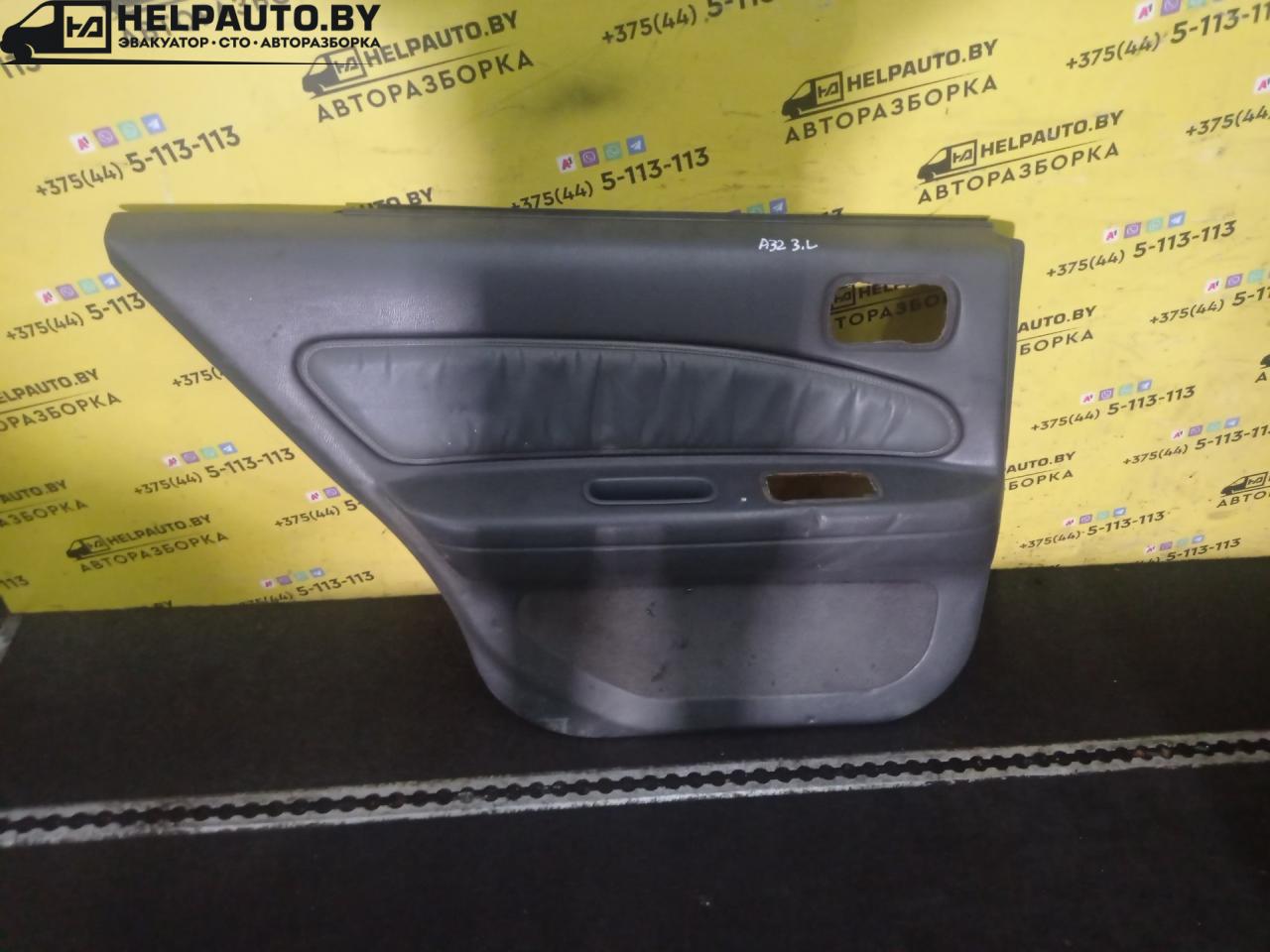 обшивка двери задняя левая Nissan Maxima A32 1997, 2.0 л., VQ20DE, бензин, 5МКПП, зеленый, седан, передний привод - фото №1