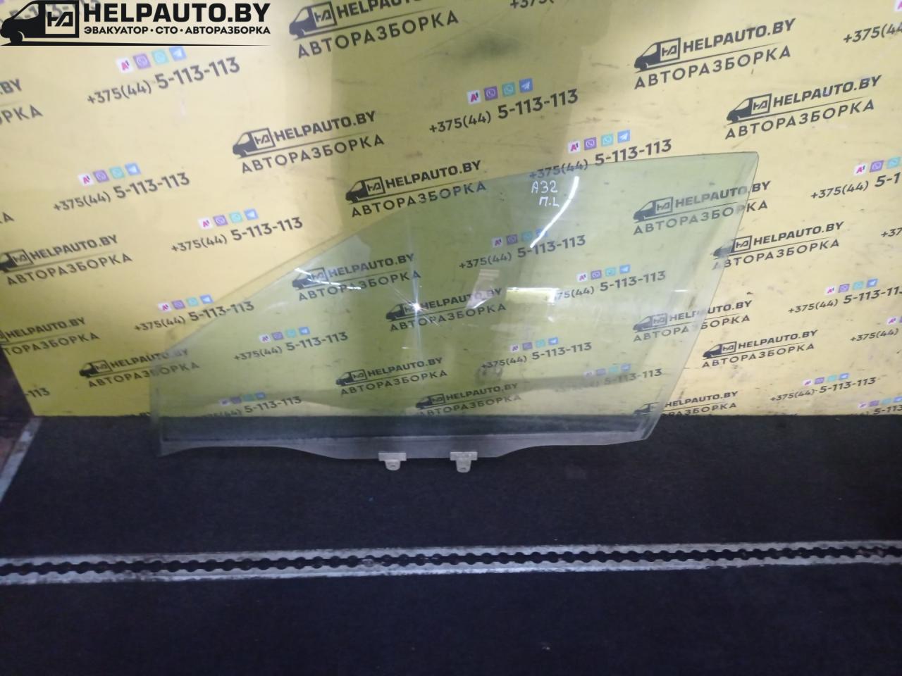 стекло двери передней левой Nissan Maxima A32 1997, 2.0 л., VQ20DE, бензин, 5МКПП, зеленый, седан, передний привод - фото №1