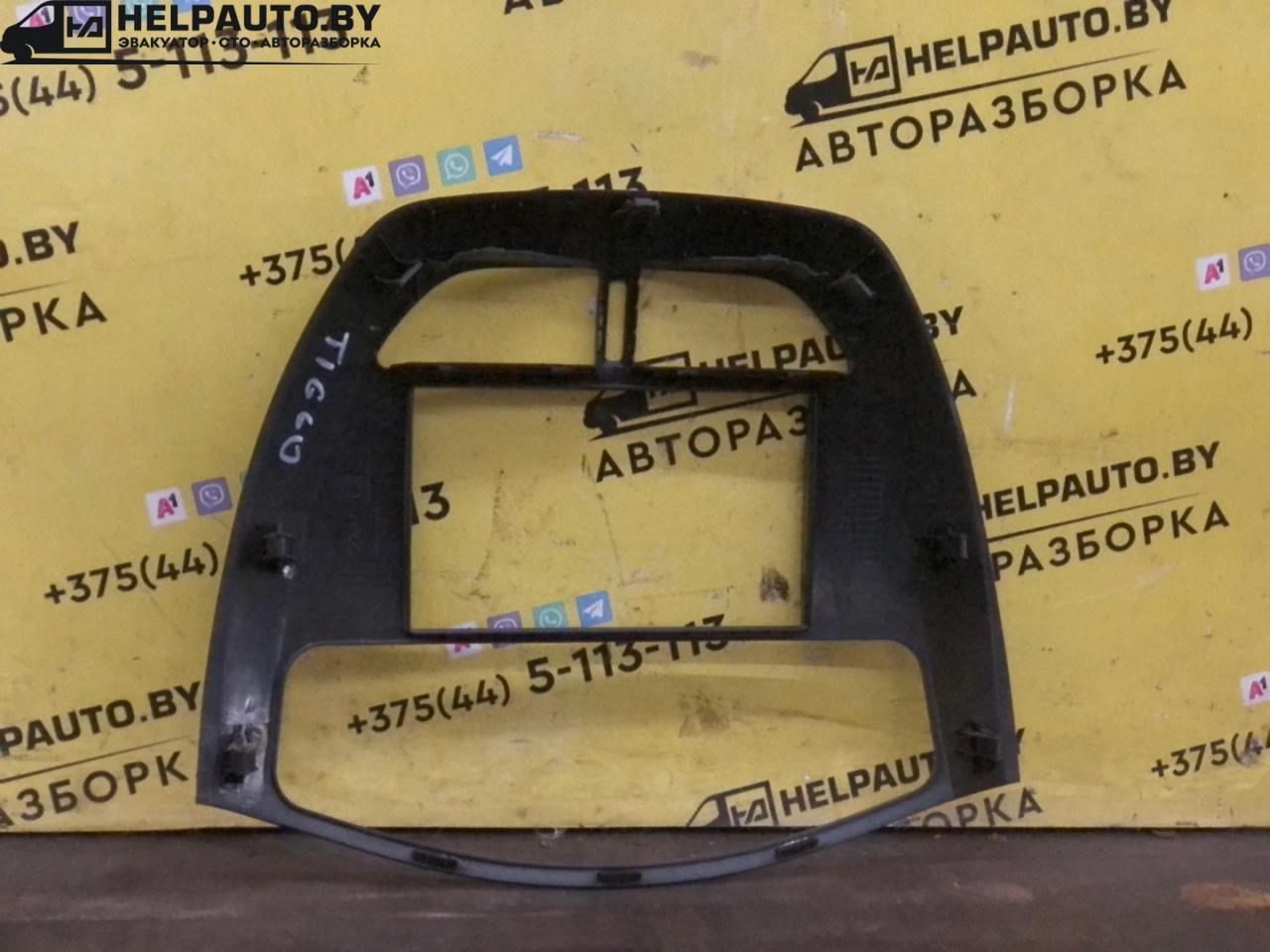 рамка под магнитолу Chery Tiggo (T11) 1 поколение 2011, 1.6 л., бензин, МКПП, черный, внедорожник 5 дв. - фото №1