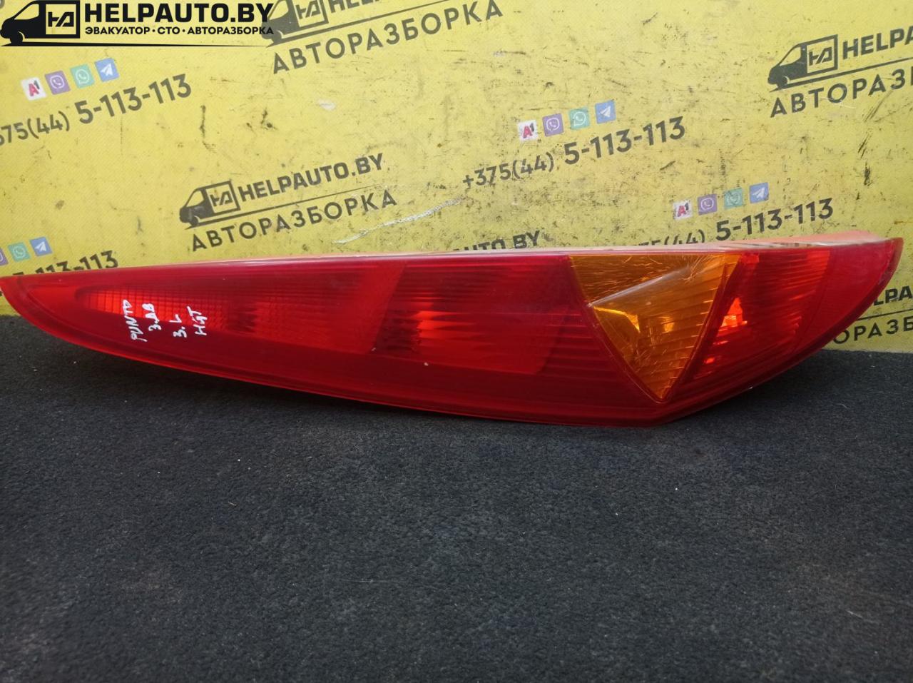 фонарь задний левый Fiat Punto 2 поколение 2002, 1.8 л., 188 A6.000, бензин, МКПП, серый, хетчбэк 3 дв., передний привод - фото №1