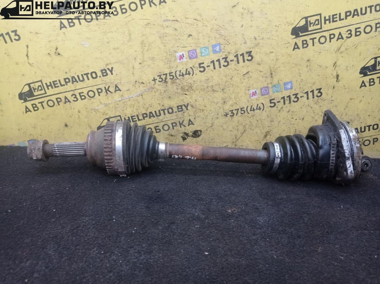 полуось передняя левая (приводной вал, ШРУС) Fiat Palio 1 поколение 1998, 1.2 л., бензин, МКПП, черный, универсал, передний привод - фото №1