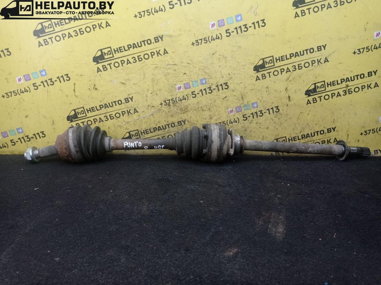 полуось передняя правая (приводной вал, ШРУС) Fiat Punto 2 поколение 2002, 1.8 л., 188 A6.000, бензин, МКПП, серый, хетчбэк 3 дв., передний привод - фото №1